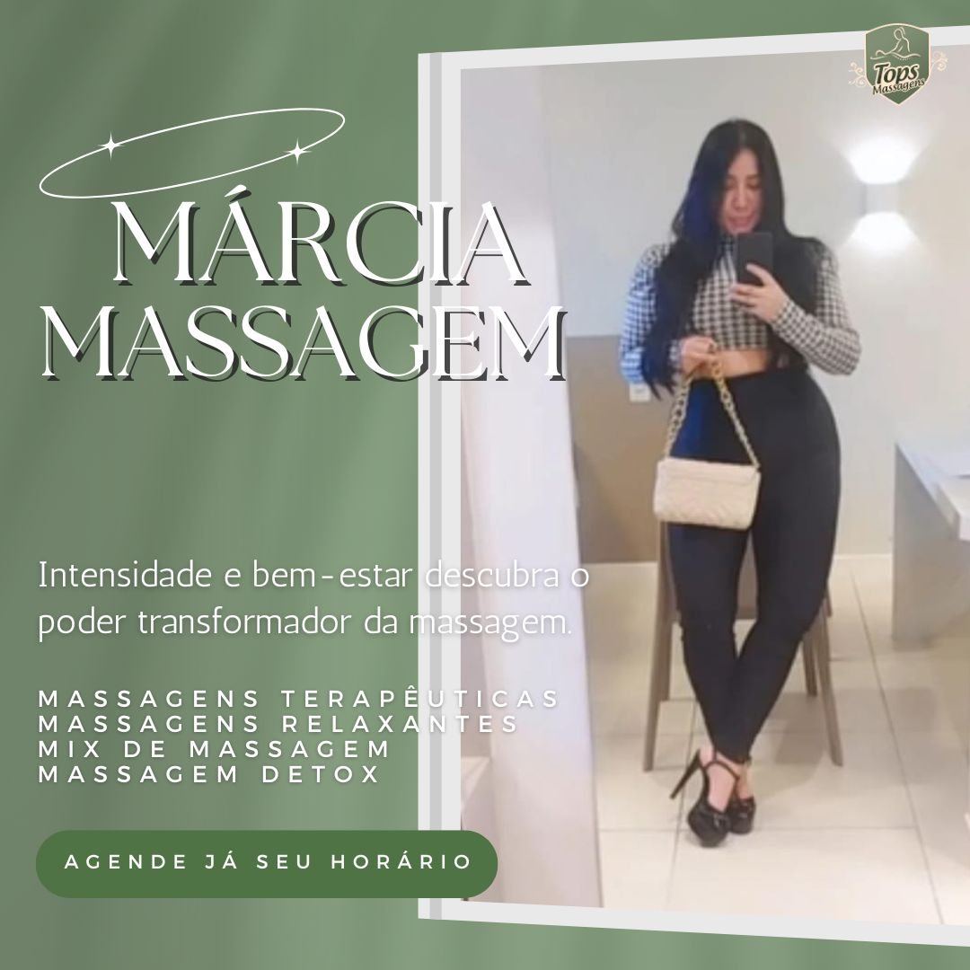 Massagem Sensual Maceió - Tops Massagens - Márcia Massagem