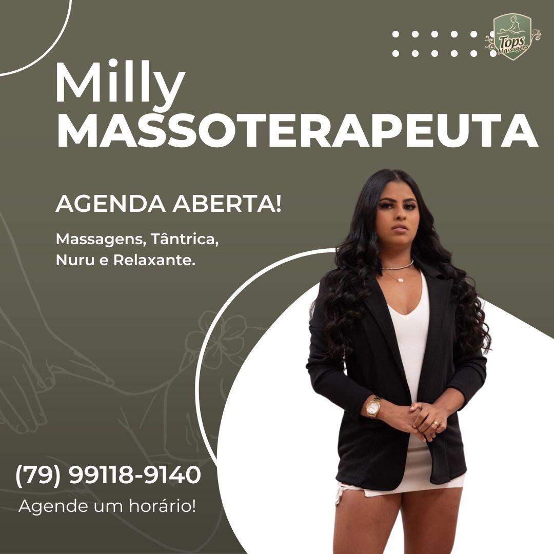 Massagem Sensual Maceió - Tops Massagens - Milly Massoterapeuta