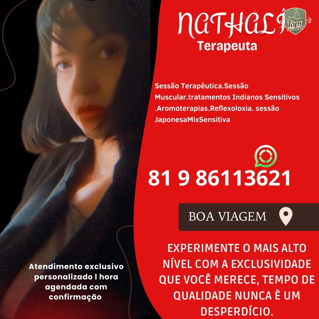 Massagem Sensual Maceió - Tops Massagens - Nathali Terapeuta