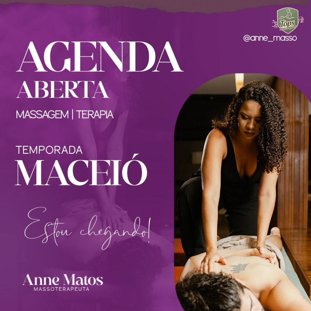 Massagem Sensual Maceió - Tops Massagens - Anne Terapeuta