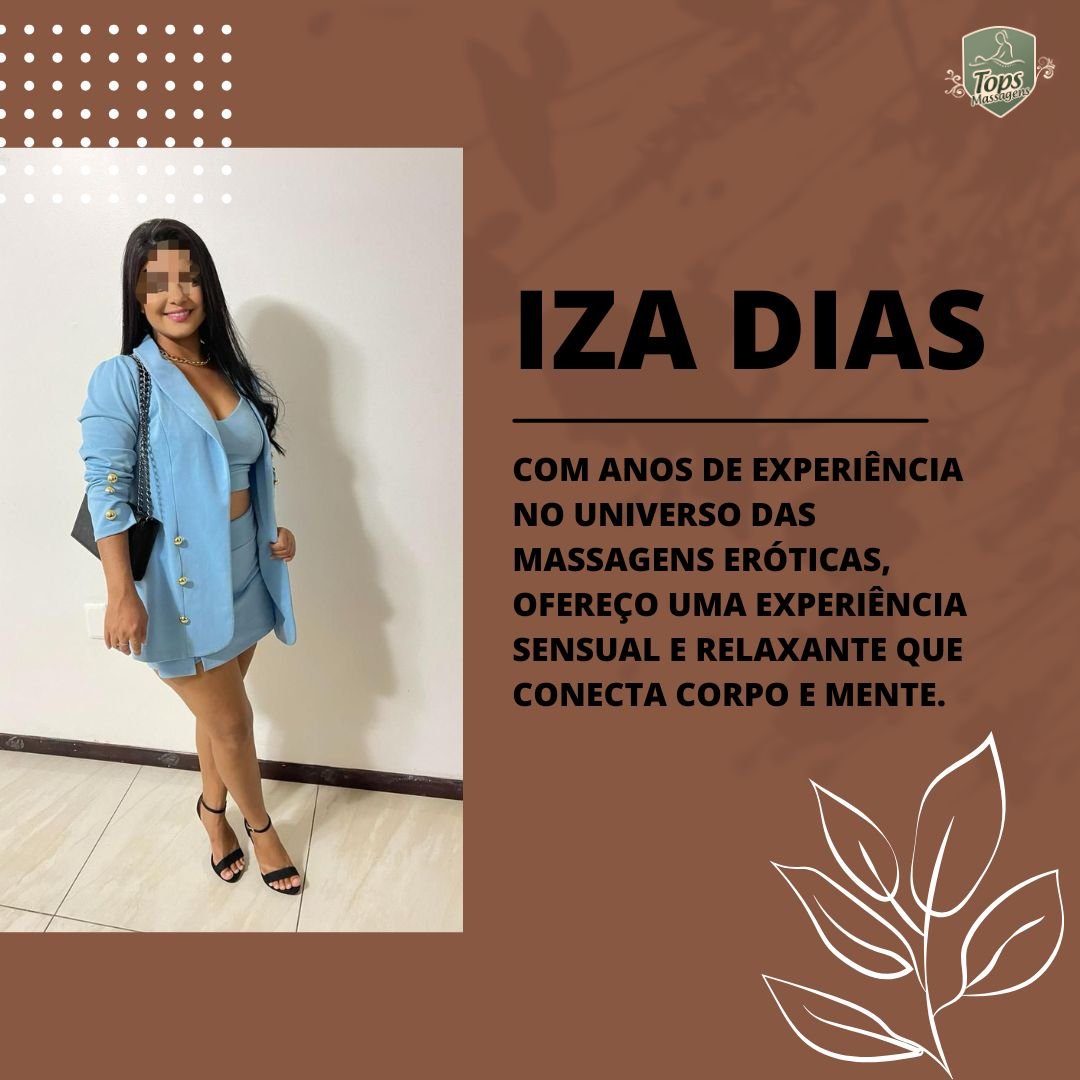 Massagem Sensual Maceió - Tops Massagens - Iza Dias