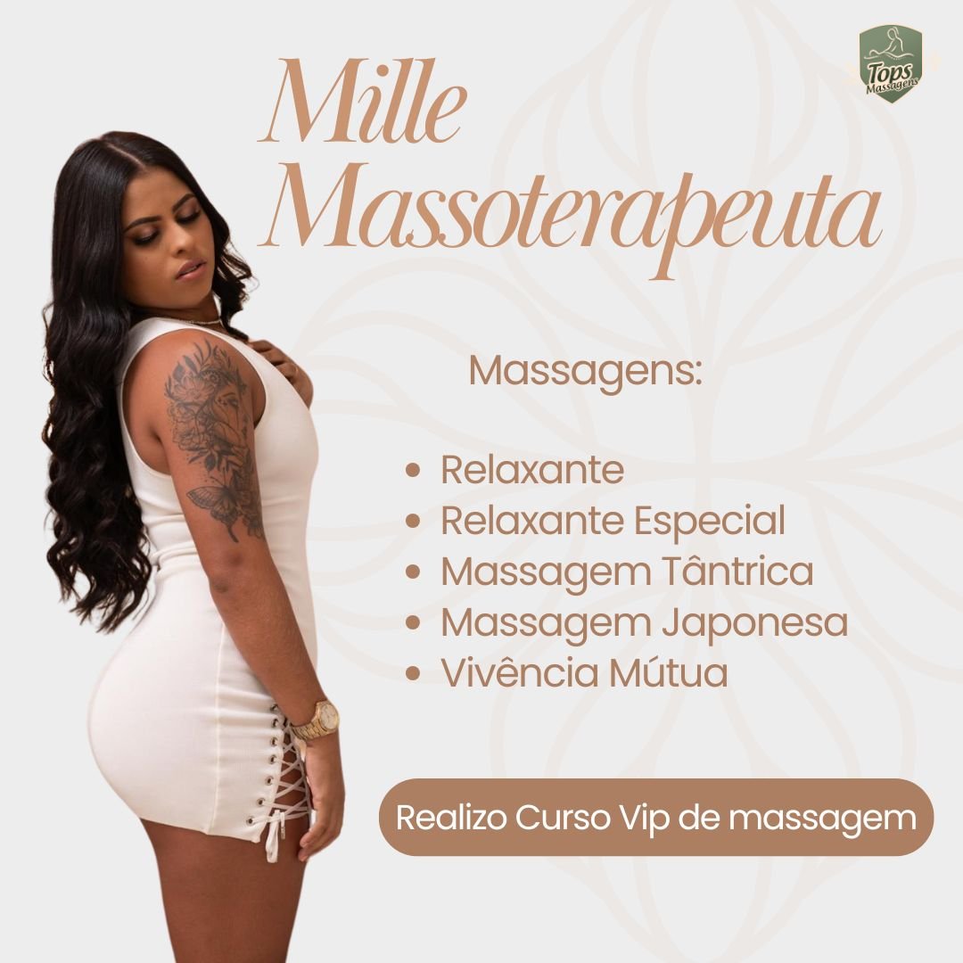 Mille Massoterapeuta - Massagem Sensual em Aracaju - SE