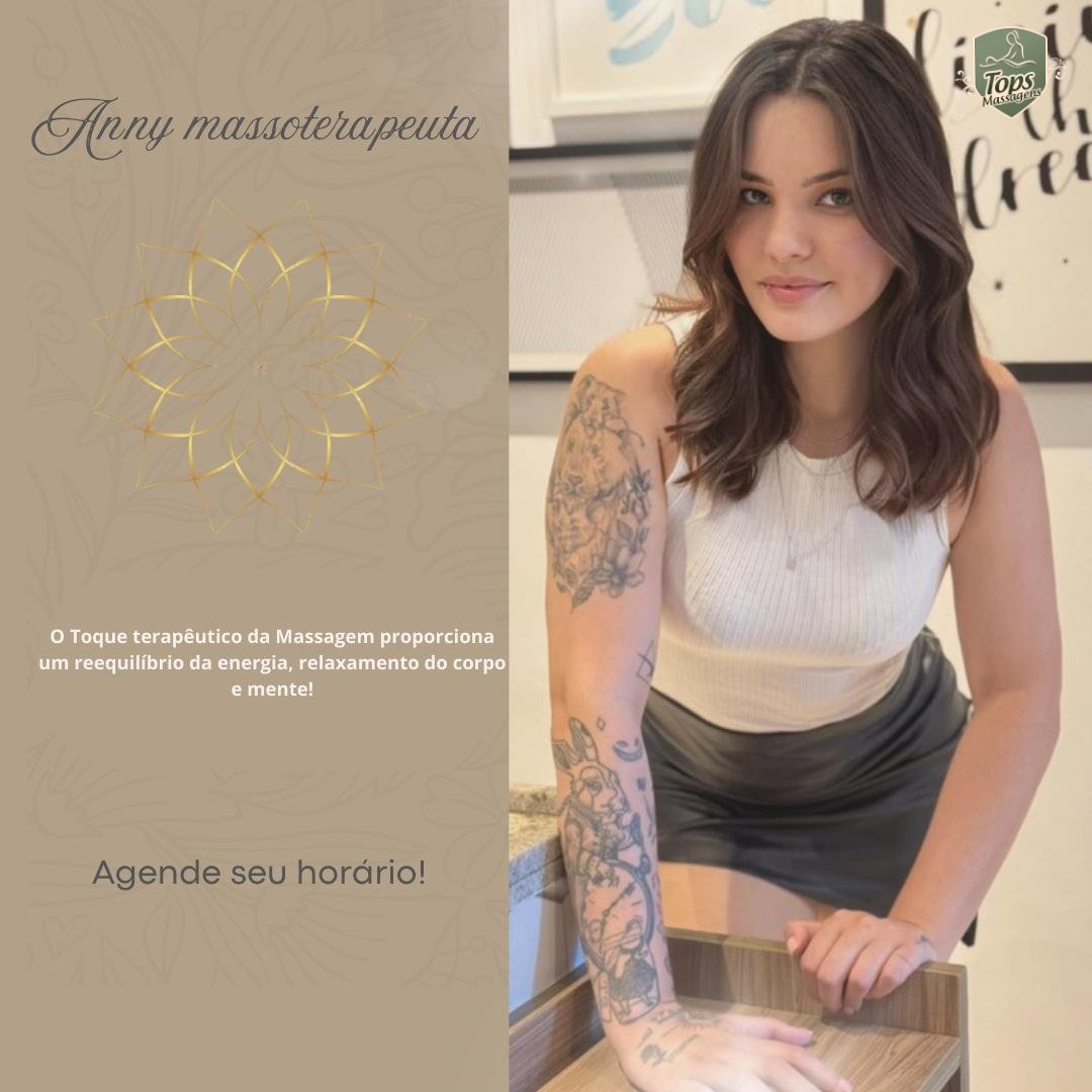 Massagem Sensual Maceió - Tops Massagens - Anny Lima Massoterapeuta